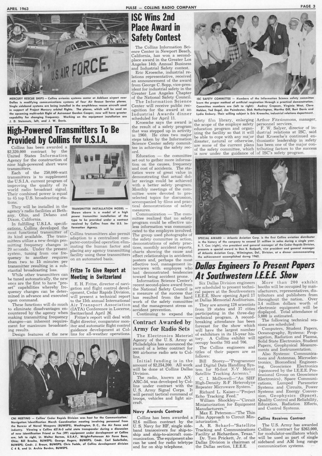 Collins Pulse, Display Page