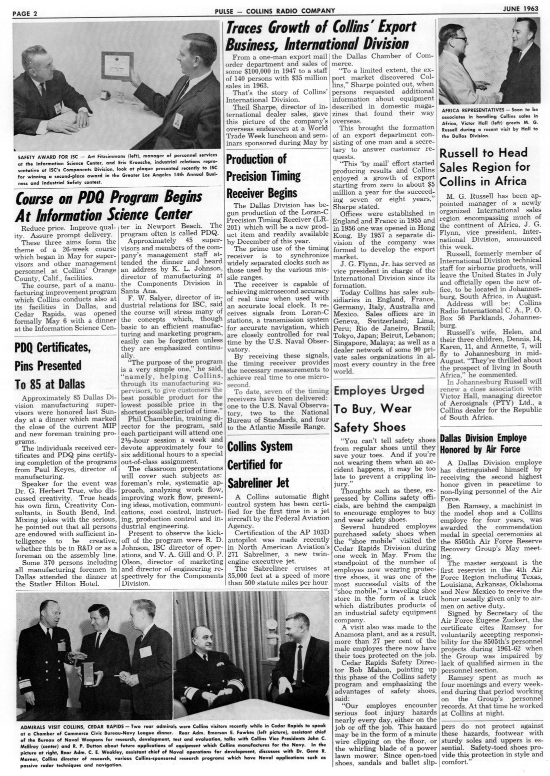 Collins Pulse, Display Page